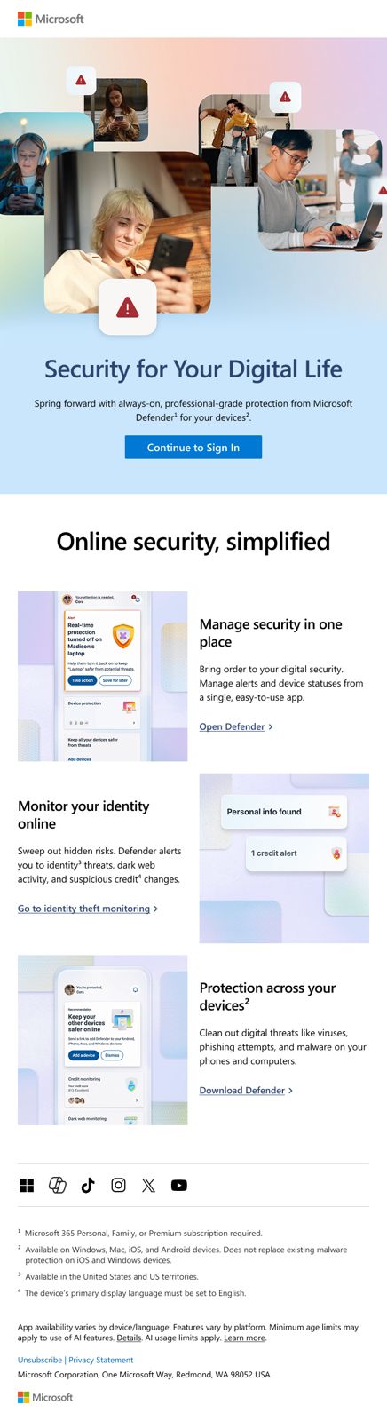 Microsoft - Secure Digital Life
